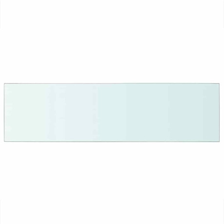 vidaXL Wandschap transparant 90x25 cm glas afbeelding2 - 1