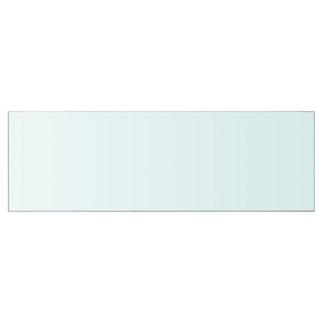 vidaXL Wandschap transparant 90x30 cm glas afbeelding2 - 1