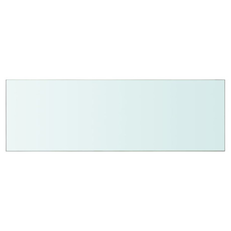 vidaXL Wandschap transparant 90x30 cm glas afbeelding2 - 1