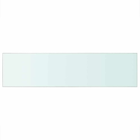 vidaXL Wandschap transparant 100x25 cm glas afbeelding2 - 1