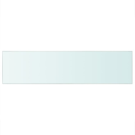 vidaXL Wandschap transparant 100x25 cm glas afbeelding2 - 1