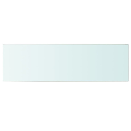 vidaXL Wandschap transparant 100x30 cm glas afbeelding2 - 1
