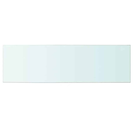 vidaXL Wandschap transparant 100x30 cm glas afbeelding2 - 1