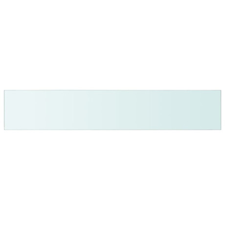 vidaXL Wandschap transparant 110x20 cm glas afbeelding2 - 1