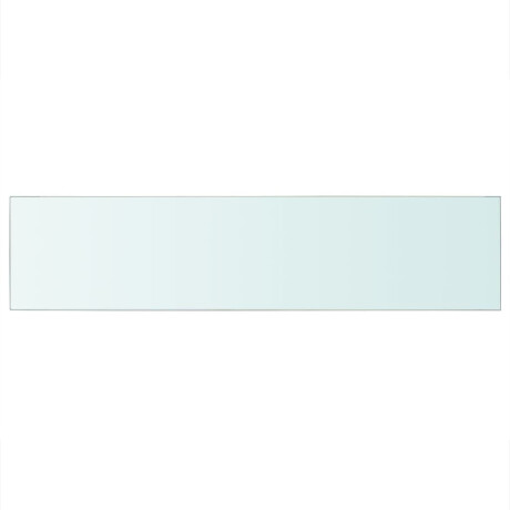 vidaXL Wandschap transparant 110x25 cm glas afbeelding2 - 1