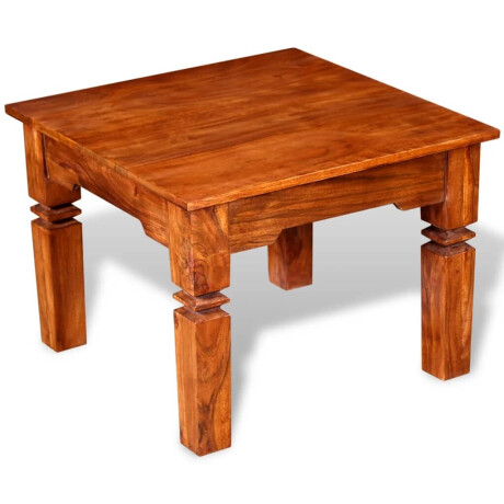 vidaXL Salontafel 60x60x45 cm massief hout afbeelding2 - 1