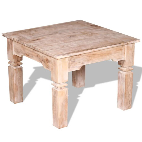 vidaXL Salontafel 60x60x45 cm massief acaciahout afbeelding2 - 1