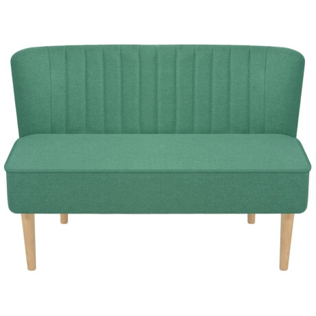 vidaXL Bank 117x55,5x77 cm stof groen afbeelding2 - 1