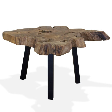 vidaXL Salontafel 80x70x38 cm echt teakhout afbeelding2 - 1