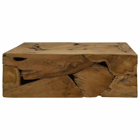 vidaXL Salontafel 90x50x30 cm echt teakhout bruin afbeelding2 - 1