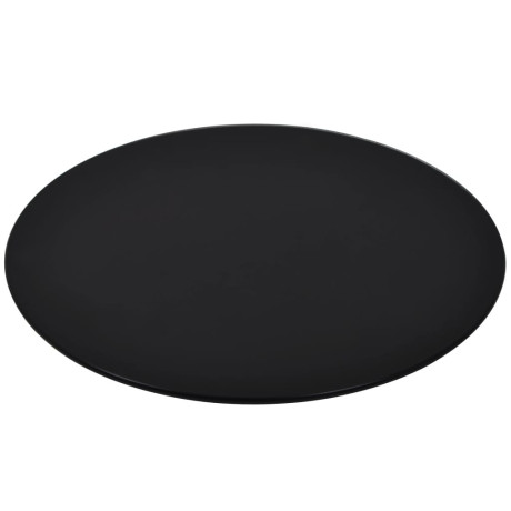 vidaXL Tafelblad van gehard glas 800 mm rond afbeelding2 - 1