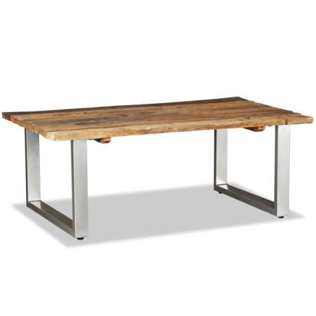 vidaXL Salontafel 100x60x38 cm massief gerecycled hout afbeelding2 - 1