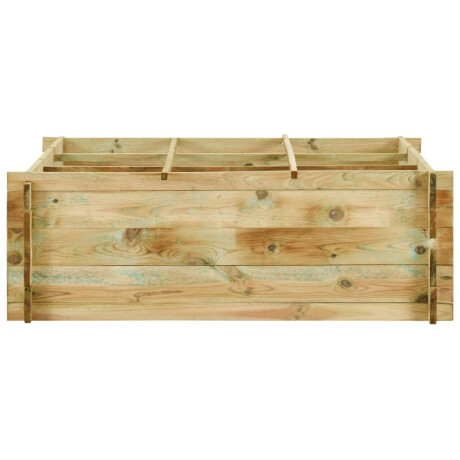 vidaXL Plantenbak 120x120x40 cm geïmpregneerd grenenhout afbeelding2 - 1