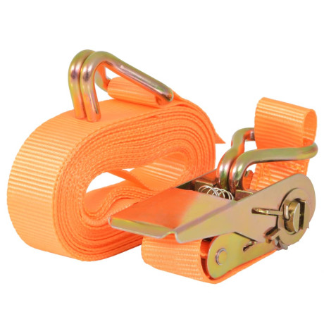 vidaXL Spanbanden 0,4 ton 6mx25mm oranje 4 st afbeelding2 - 1