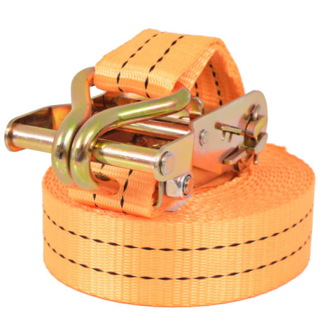 vidaXL Spanbanden 1 ton 6mx38mm oranje 10 st afbeelding2 - 1