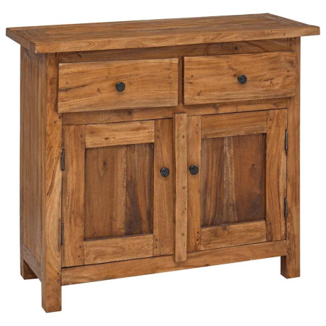 vidaXL Dressoir 75x30x65 cm massief mahoniehout afbeelding2 - 1