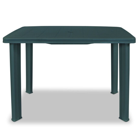 vidaXL Tuintafel 101x68x72 cm kunststof groen afbeelding2 - 1