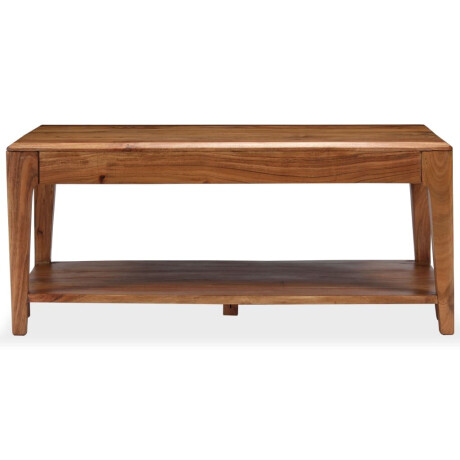 vidaXL Salontafel 88x50x38 cm massief hout afbeelding2 - 1