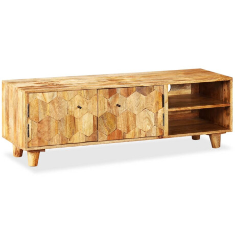 vidaXL Tv-meubel 118x35x40 cm massief mangohout afbeelding2 - 1