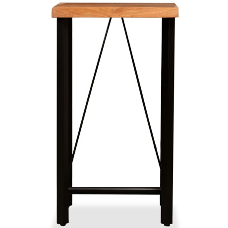 vidaXL Bartafel 60x60x107 cm massief acaciahout afbeelding2 - 1