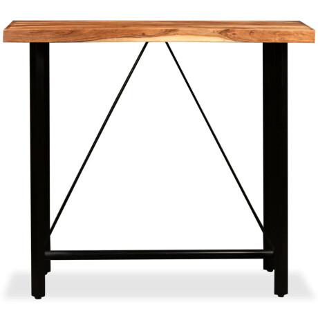 vidaXL Bartafel 120x60x107 cm massief acaciahout afbeelding2 - 1