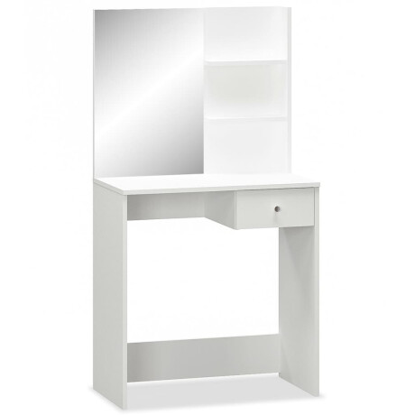 vidaXL Kaptafel 75x40x141 cm bewerkt hout wit afbeelding2 - 1