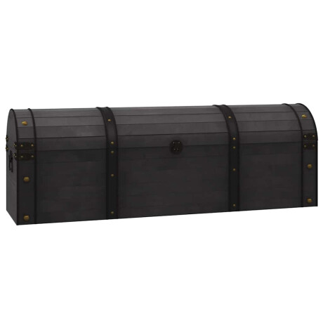 vidaXL Opbergkist vintage stijl 120x30x40 cm massief hout afbeelding2 - 1