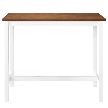 vidaXL Bartafel 108x60x91 cm massief hout afbeelding2 - 1