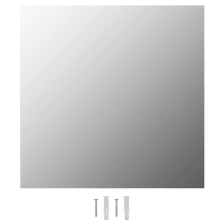 vidaXL Wandspiegel vierkant 50x50 cm glas afbeelding2 - 1