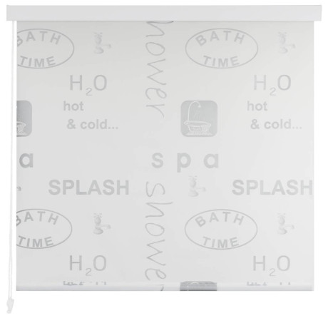 vidaXL Rolgordijn voor douche 80x240 cm splash afbeelding2 - 1