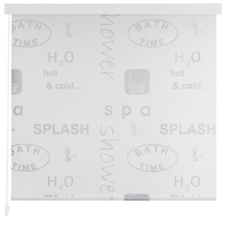 vidaXL Rolgordijn voor douche 100x240 cm splash afbeelding2 - 1