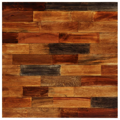 vidaXL Bartafel 70x70x106 cm massief gerecycled hout afbeelding2 - 1