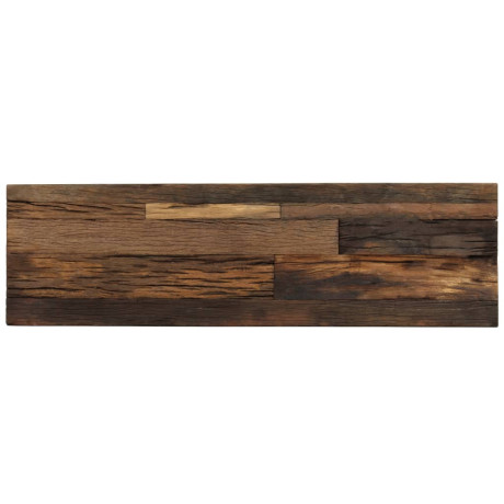 vidaXL Wandtafel 120x35x76 cm gerecycled hout en staal afbeelding2 - 1