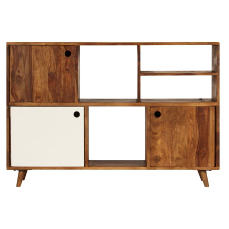 vidaXL Dressoir 118x35x70 cm massief sheeshamhout afbeelding2 - 1
