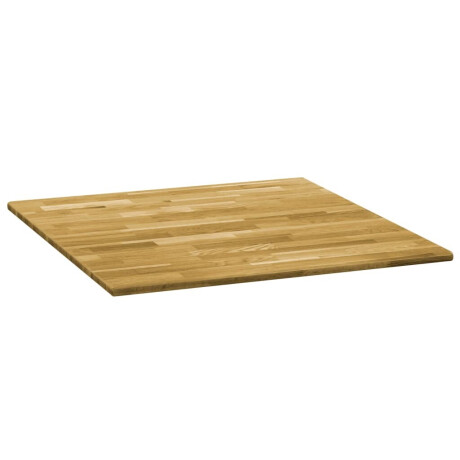 vidaXL Tafelblad vierkant 23 mm 80x80 cm massief eikenhout afbeelding2 - 1