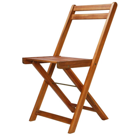 vidaXL Bistrostoelen 2 st massief acaciahout afbeelding2 - 1