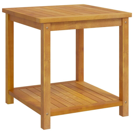 vidaXL Bijzettafel 45x45x45 cm massief acaciahout afbeelding2 - 1