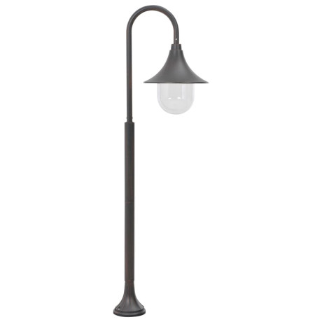 vidaXL Paalverlichting tuin E27 120 cm aluminium brons afbeelding2 - 1