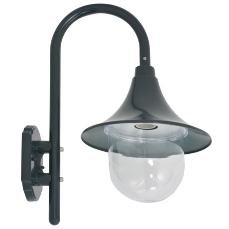 vidaXL Tuin wandlamp E27 42 cm aluminium donkergroen afbeelding2 - 1