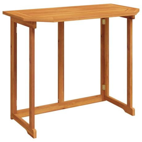 vidaXL Bistrotafel 90x50x75 cm massief acaciahout afbeelding2 - 1