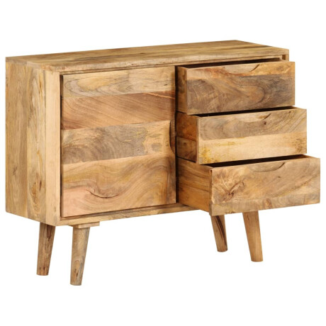 vidaXL Dressoir 90x30x69 cm massief mangohout afbeelding2 - 1