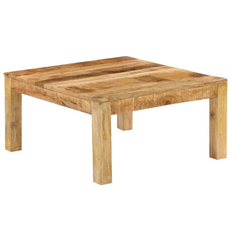vidaXL Salontafel 80x80x40 cm massief mangohout afbeelding2 - 1