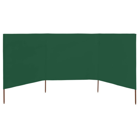 vidaXL Windscherm 3-panelen 400x120 cm stof groen afbeelding2 - 1