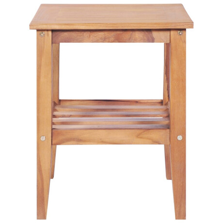 vidaXL Salontafel vierkant 40x40x50 cm massief teakhout afbeelding2 - 1