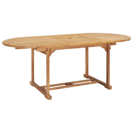 vidaXL Tuintafel verlengbaar 150-200x100x75 cm massief teakhout afbeelding2 - 1