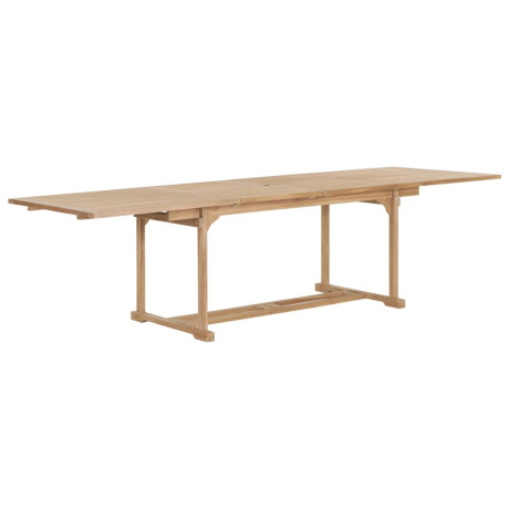 vidaXL Tuintafel verlengbaar 180-280x100x75 cm massief teakhout afbeelding2 - 1