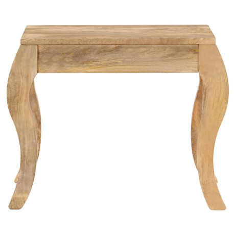vidaXL Bijzettafel 45x45x40 cm massief mangohout afbeelding2 - 1