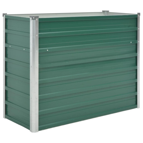 vidaXL Plantenbak verhoogd 100x40x77 cm gegalvaniseerd staal groen afbeelding2 - 1