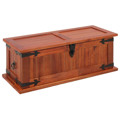 vidaXL Opbergkist 60x25x22 cm massief acaciahout afbeelding2 - 1