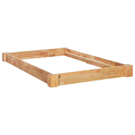 vidaXL Bedframe massief eikenhout 120x200 cm afbeelding2 - 1